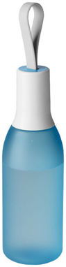 Бутылка Flow, цвет матовый синий, белый - 10030700- Фото №1