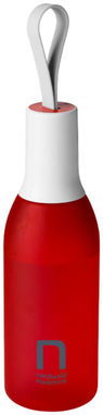 Пляшка Flow, колір матовий червоний, білий - 10030702- Фото №2