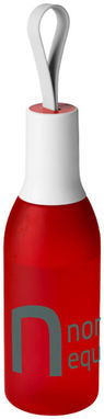 Бутылка Flow, цвет матовый красный, белый - 10030702- Фото №3