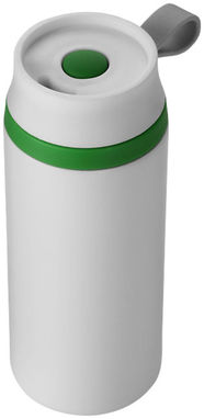 Герметичный термостакан Flow, цвет белый, зеленый - 10030801- Фото №1