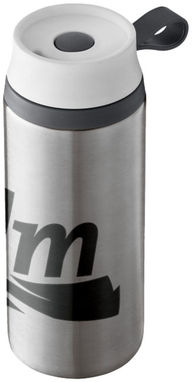 Герметичний термостакан Flow, колір срібний - 10030803- Фото №4