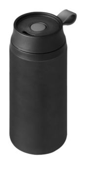 Герметичний термостакан Flow, колір суцільний чорний - 10030804- Фото №1