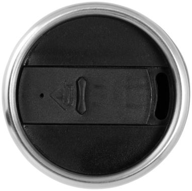 Термостакан Elwood, цвет серебряный, сплошной черный - 10031001- Фото №6