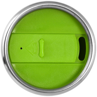 Термостакан Elwood, колір срібний, зелений лайм - 10031003- Фото №6