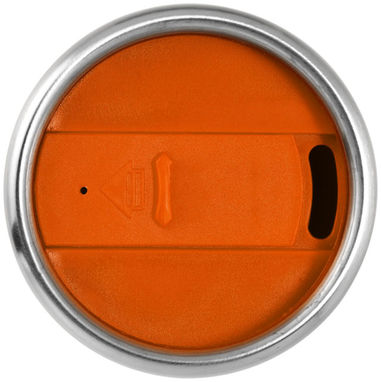 Термостакан Elwood, цвет серебряный, оранжевый - 10031004- Фото №5