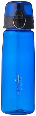 Спортивная бутылка Capri, цвет синий прозрачный - 10031300- Фото №4