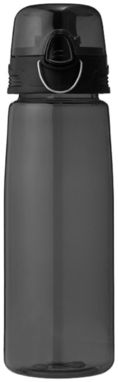 Спортивная бутылка Capri, цвет черный прозрачный - 10031303- Фото №5