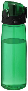 Спортивна пляшка Capri, колір зелений прозорий - 10031304- Фото №1