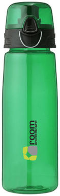 Спортивная бутылка Capri, цвет зеленый прозрачный - 10031304- Фото №4