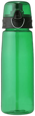 Спортивная бутылка Capri, цвет зеленый прозрачный - 10031304- Фото №5