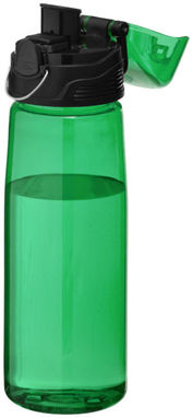Спортивная бутылка Capri, цвет зеленый прозрачный - 10031304- Фото №6