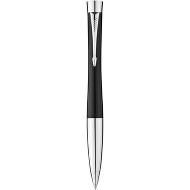 Кулькова ручка Parker Urban, колір суцільний чорний, срібний - 10648900- Фото №5