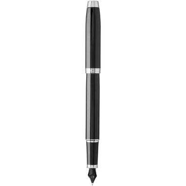 Ручка пір'яна Parker IM, колір суцільний чорний, хром - 10702200- Фото №5