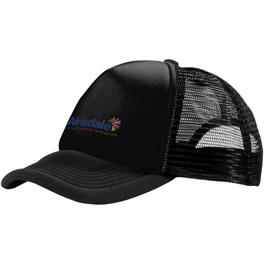 Кепка Trucker из 5-ти панелей, цвет сплошной черный - 11106906- Фото №2