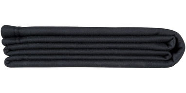 Бавовняний плед Huddle, колір суцільний чорний - 10032000- Фото №3