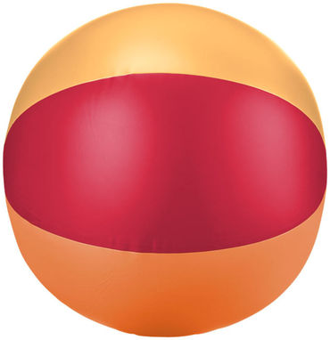 Непрозрачный пляжный мяч Trias, цвет красный - 10032102- Фото №3