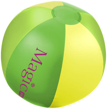 Непрозорий пляжний м'яч Trias, колір зелений - 10032103- Фото №2