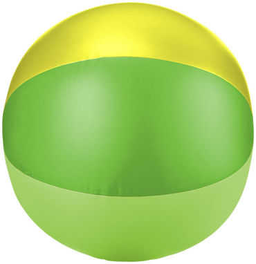 Непрозрачный пляжный мяч Trias, цвет зеленый - 10032103- Фото №3