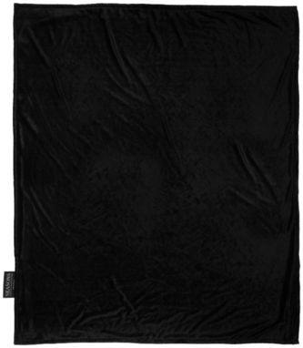Плед Hamptons, цвет сплошной черный - 10032300- Фото №4