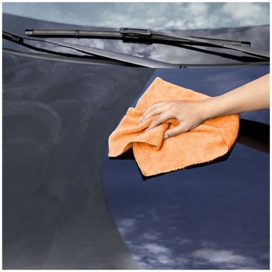 Полотенце с чехлом Diamond для автомобиля, цвет оранжевый - 10033002- Фото №5