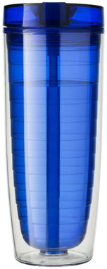 Термопляшка Sipper, колір синій прозорий - 10033401- Фото №6