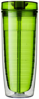 Термопляшка Sipper, колір зелений прозорий - 10033402- Фото №6