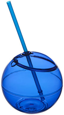 Шар с соломинкой Fiesta, цвет ярко-синий - 10034000- Фото №1