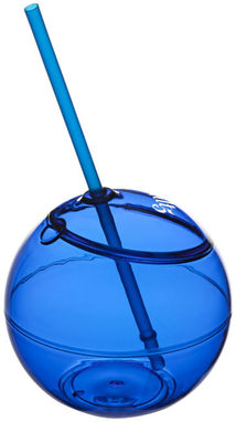 Куля з соломинкою Fiesta, колір яскраво-синій - 10034000- Фото №2