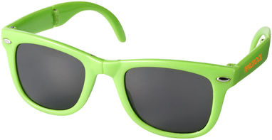 Складные солнцезащитные очки Sun Ray, цвет лайм - 10034204- Фото №2