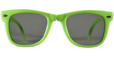 Складные солнцезащитные очки Sun Ray, цвет лайм - 10034204- Фото №3