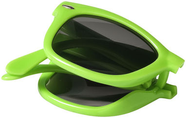 Складные солнцезащитные очки Sun Ray, цвет лайм - 10034204- Фото №4