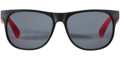 Солнцезащитные очки Retro, цвет сплошной черный, красный - 10034402- Фото №3