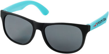 Сонцезахисні окуляри Retro, колір суцільний чорний, аква - 10034408- Фото №2