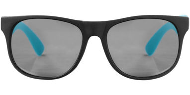 Сонцезахисні окуляри Retro, колір суцільний чорний, аква - 10034408- Фото №4