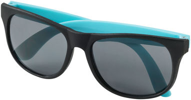 Солнцезащитные очки Retro, цвет сплошной черный, аква - 10034408- Фото №5
