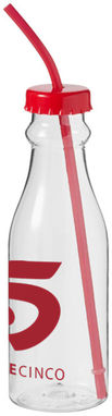 Бутылка Soda, цвет прозрачный, красный - 10036102- Фото №2