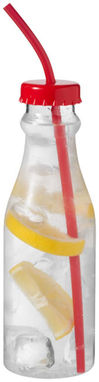 Бутылка Soda, цвет прозрачный, красный - 10036102- Фото №6
