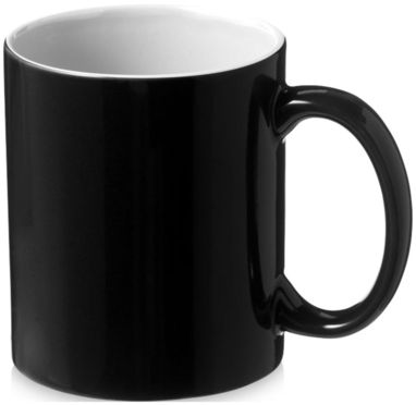 Керамическая кружка Java, цвет сплошной черный - 10036503- Фото №1