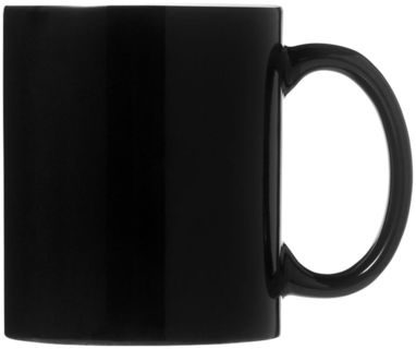 Керамическая кружка Java, цвет сплошной черный - 10036503- Фото №6