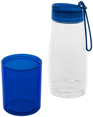 Бутылка Hide-Away, цвет прозрачный, синий - 10038401- Фото №6