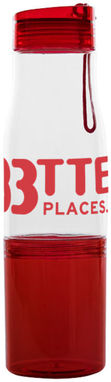 Бутылка Hide-Away, цвет прозрачный, красный - 10038402- Фото №4