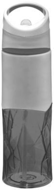 Спортивная бутылка Radius, цвет сплошной черный, серый - 10040100- Фото №1