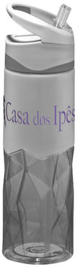 Спортивная бутылка Radius, цвет сплошной черный, серый - 10040100- Фото №3