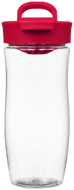 Спортивная бутылка Nutri, цвет прозрачный, красный - 10040402- Фото №3