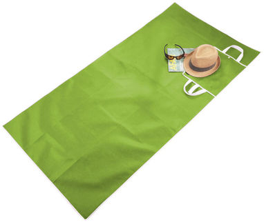 Пляжний килимок Sand Dune, колір зелений лайм - 10041501- Фото №3
