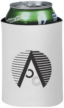 Складаний тримач-термос Crowdio для пляшок, колір білий - 10041705- Фото №2