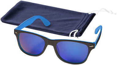 Солнцезащитные очки Baja, цвет сплошной черный, синий - 10042301- Фото №3