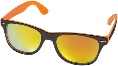 Сонцезахисні окуляри Baja, колір суцільний чорний, оранжевий - 10042302- Фото №3