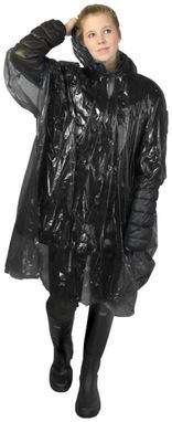 Дощовик в чохлі Ziva, колір суцільний чорний - 10042900- Фото №4