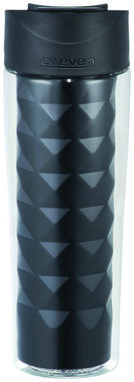 Термопляшка Traverse , колір суцільний чорний - 10043200- Фото №3